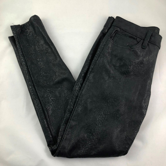 NWOT Joes Jeans Snakeskin embossed Metallic pant - Picture 2 of 5